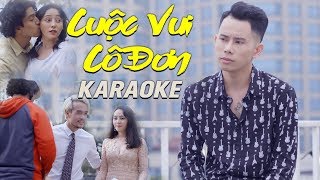 KARAOKE Cuộc Vui Cô Đơn  Lê Bảo Bình [upl. by Isabelle625]