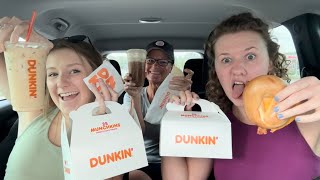 DUNKIN DONUTS MUKBANG  Dripping Sandwich¿ 🤣 [upl. by Daphne]