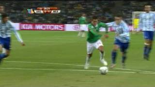 Gol de CHICHARITO vs argentina HD [upl. by Liddle]