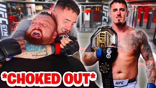 Worlds Strongest Man Vs UFC Champion  Tom Aspinall BAD IDEA ft Eddie Hall [upl. by Lyckman]