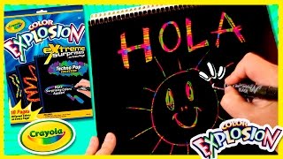 ¡Increíble LIBRETA MÁGICA 🎩 CRAYOLA Color Explosion 🌈 😱 Rotuladores MÁGICOS [upl. by Almallah]