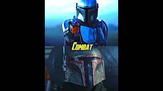 MANDALORIAN VS BOBA FETT  battle shorts starwars mandalorian bobafett [upl. by Hammond818]