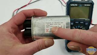 Testing a microwave capacitor [upl. by Evod]