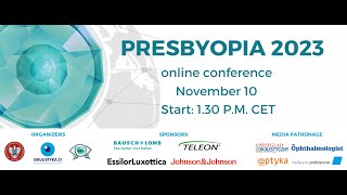 Presbiopia 2023  Presbyopia 2023 online conference [upl. by Nisaj]