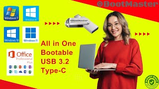 Official PreActivated Windows 7 8 10 11 x6486 Operating System ISO  BootMaster USB 32 Ultimate [upl. by Aillimac]