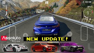 Assoluto Racing UPDATE  6 New Cars 1 Secret Car UI Options Garage Feature Veteran Mode amp More [upl. by Garland]