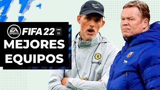 Los MEJORES EQUIPOS para MODO CARRERA en FIFA 22 [upl. by Eugirne596]