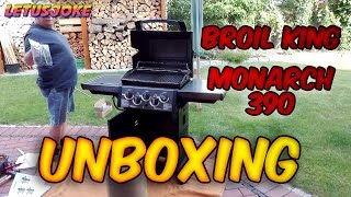 Grill Gas Barbecue  Broil King MONARCH 390 UNBOXING FastForward [upl. by Rycca]