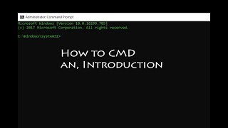 Command Prompt Basics How to use CMD [upl. by Adlesirhc589]