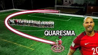 QUARESMA’S TRIVELA VS WORLD’S LONGEST FREEKICK WALL [upl. by Luebke737]