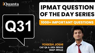 IPMAT Quanttitative Aptitude  Time Speed Distance  YOGESH JOSHI [upl. by Waxler]