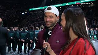 Grigor Dimitrov Final Interview EurosportFR [upl. by Schild]