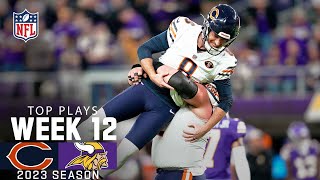 Chicago Bears Top Plays vs Minnesota Vikings  2023 Regular Season Week 12 [upl. by Atoiganap304]