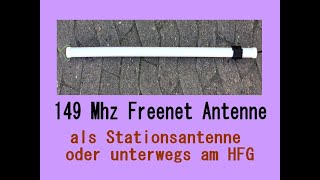 149Mhz Lambda Halbe Freenet Antenne selbst basteln [upl. by Aenet781]