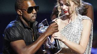 KANYE WEST INTERRUPTS TAYLOR SWIFT AT VMAS [upl. by Misty]