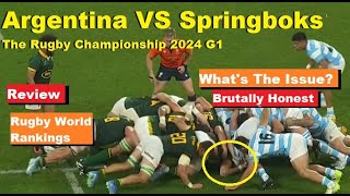 Review Argentina VS Springboks 2024 The Rugby Championship R5 Reaction Assessment Analysis Recap [upl. by Sherrill]