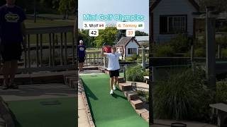 Hole 16 Round 1  3 Wolf 🇨🇦 vs 6 Tommy 🇧🇷 Mini Golf Olympics minigolf [upl. by Ree]