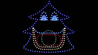 RGB Singing Christmas Tree Sample Video [upl. by Lentha667]