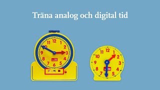 Träna på analog och digital tid [upl. by Calia]