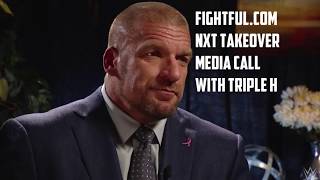 Triple H NXT Takeover New Orleans Media Call Stream [upl. by Alison]