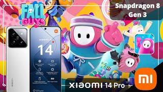 Fall Guys Prueba Gaming en el Xiaomi 14 Pro Snapdragon 8 Gen 3 Rendimiento [upl. by Almap]