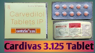 Cardivas 3125 Tablet Uses Benefits Dose Side effects review in bengali [upl. by Akcire622]