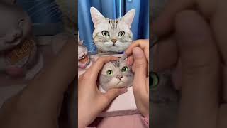 New Work Needle Felted Cat  Needle Felting ASMR  Needle Felting Cats [upl. by Anikehs718]