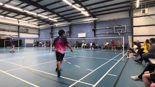 Badminton Alberta Junior Circuit Silver  Uziel Set 2 Round of 16  11092024 [upl. by Crosby]