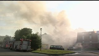 Apartment fire in Amherst [upl. by Idden]