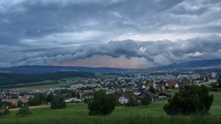 15 Juli 2024  Gewitter Schälchlihoger Urdorf  1935  2020  2050  2227 Uhr [upl. by Veradis]