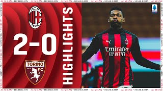 Highlights  AC Milan 20 Torino  Matchday 17 Serie A TIM 202021 [upl. by Bilicki]