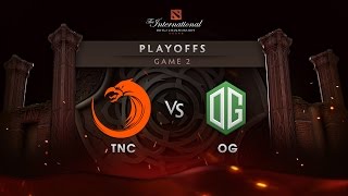 OG vs TNC  Lower Bracket  Game 2  The International 6 [upl. by Ahsenev]