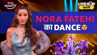 Nora Fatehis Dance With UGH 🔥 Hip Hop India  Remo DSouza Dharmesh  EP 6  Amazon miniTV [upl. by Yrellih]