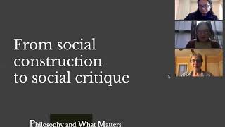 Philosophy amp What Matters Ep 8 Social construction amp social critique with Sally Haslanger MIT [upl. by Warchaw]