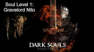 Gravelord Nito SL1  Dark Souls Remastered [upl. by Elton23]