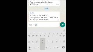 Como activar la nueva tipografía en WhatsApp [upl. by Nedroj]