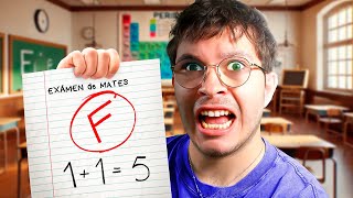 SUSPENDÍ mi EXÁMEN DE MATEMÁTICAS [upl. by Ladnar]