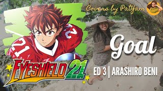 Goal  Eyeshield 21  Arashiro Beni  TV Size Cover by PatYam [upl. by Lon895]