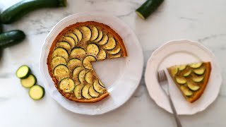 QUICHE AUX COURGETTES SANS GLUTEN ET SANS LACTOSE [upl. by Juanne270]