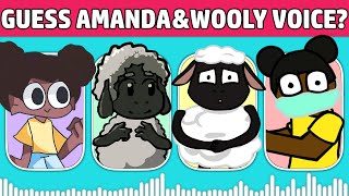 FNF Guess Character by Their VOICE  ALL AMANDA and WOOLY vs Friday Night Funkin [upl. by Acined794]