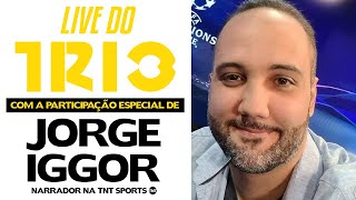 Live do Trio JORGE IGGOR discute o SANTOS [upl. by Ecnaralc]