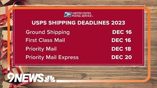 Breaking down USPS holiday mail deadlines [upl. by Attolrahc]