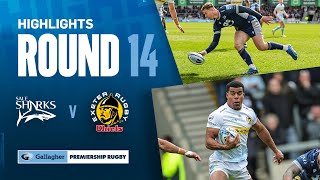 Sale v Exeter  HIGHLIGHTS  Roebuck Takes Brilliant HatTrick  Gallagher Premiership 202324 [upl. by Haet]