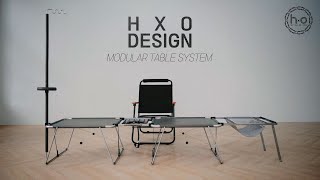 HXO테이블design modular  270만 원의 캠핑테이블 세팅 l HXO 파이어스탠드 SETㅣhxo design modularㅣ눈으로만 감상하세요 [upl. by Darees]