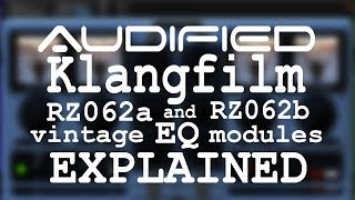 Audified RZ062 Equalizer EXPLAINED [upl. by Eba]