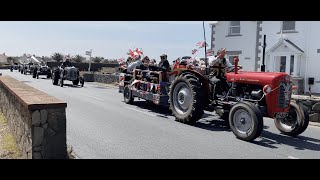 WW2 Guernsey Liberation Day  Tractor Cavalcade [upl. by Kettie]