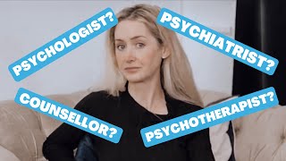 What is the difference between Psychiatrists Psychologists Psychotherapists and Counsellors [upl. by Romy170]