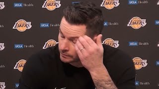 JJ Redick PISSED after first loss as Lakers head coach [upl. by Yusem]