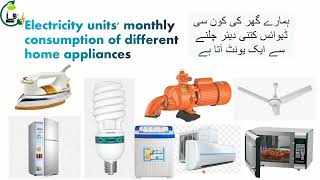 What is one unit of electricity  Electricity units monthly consumption calculation formula  KWH [upl. by Varian]