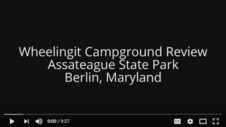 Assateague State Park Overview [upl. by Repmek]